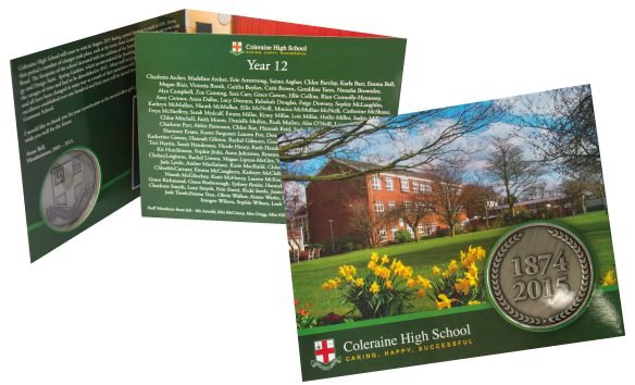 Coleraine High School Commemorative Coin